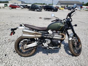  Salvage Triumph Motorcycle Scrambler