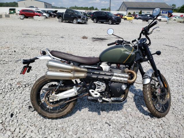  Salvage Triumph Motorcycle Scrambler