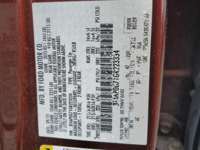 Ford Fusion S Image 13