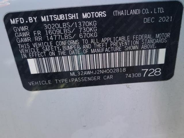 Mitsubishi Mirage Se Image 10