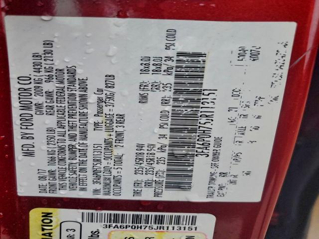 Ford Fusion Se Image 3