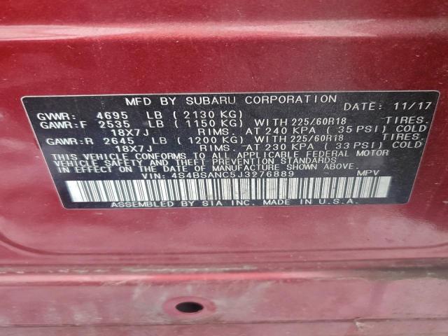 Subaru Outback 2.5i Limited Image 10