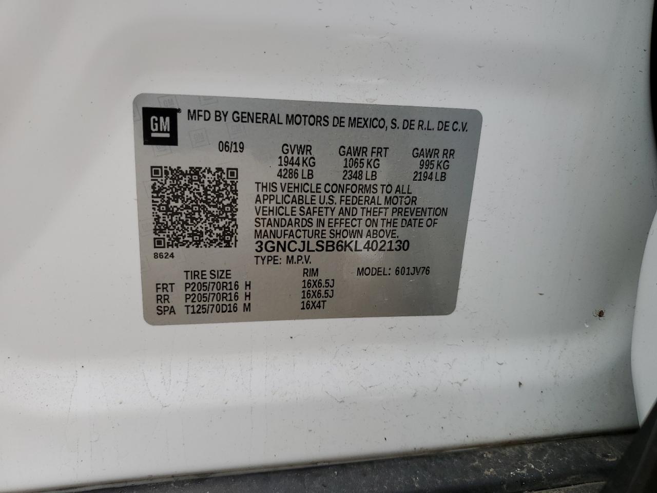 Chevrolet Trax 1lt Image 11