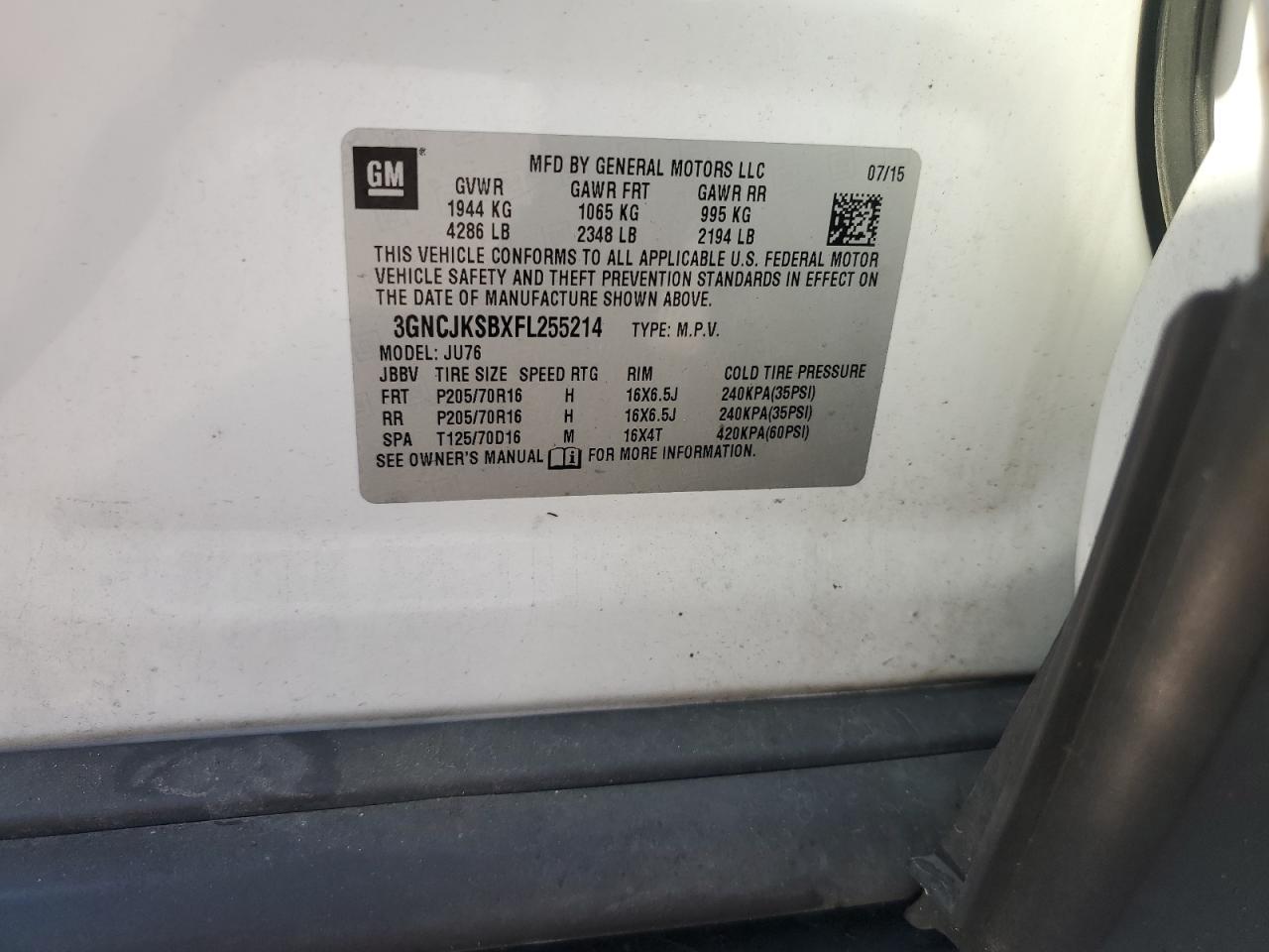 Chevrolet Trax Ls Image 13