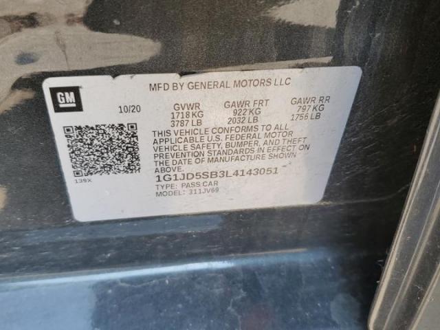 Chevrolet Sonic Lt Image 9