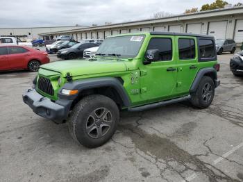  Salvage Jeep Wrangler