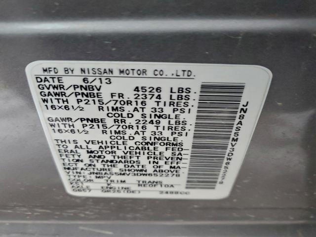 Nissan Rogue S Image 3