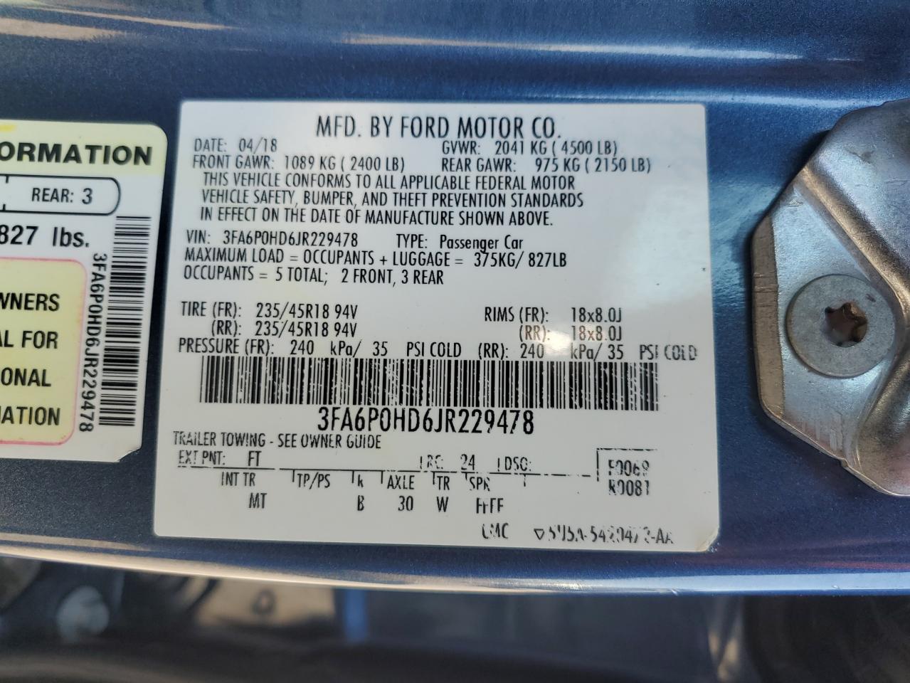 Ford Fusion Se Image 6