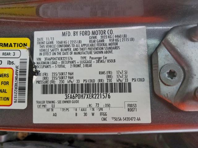 Ford Fusion Se Image 9