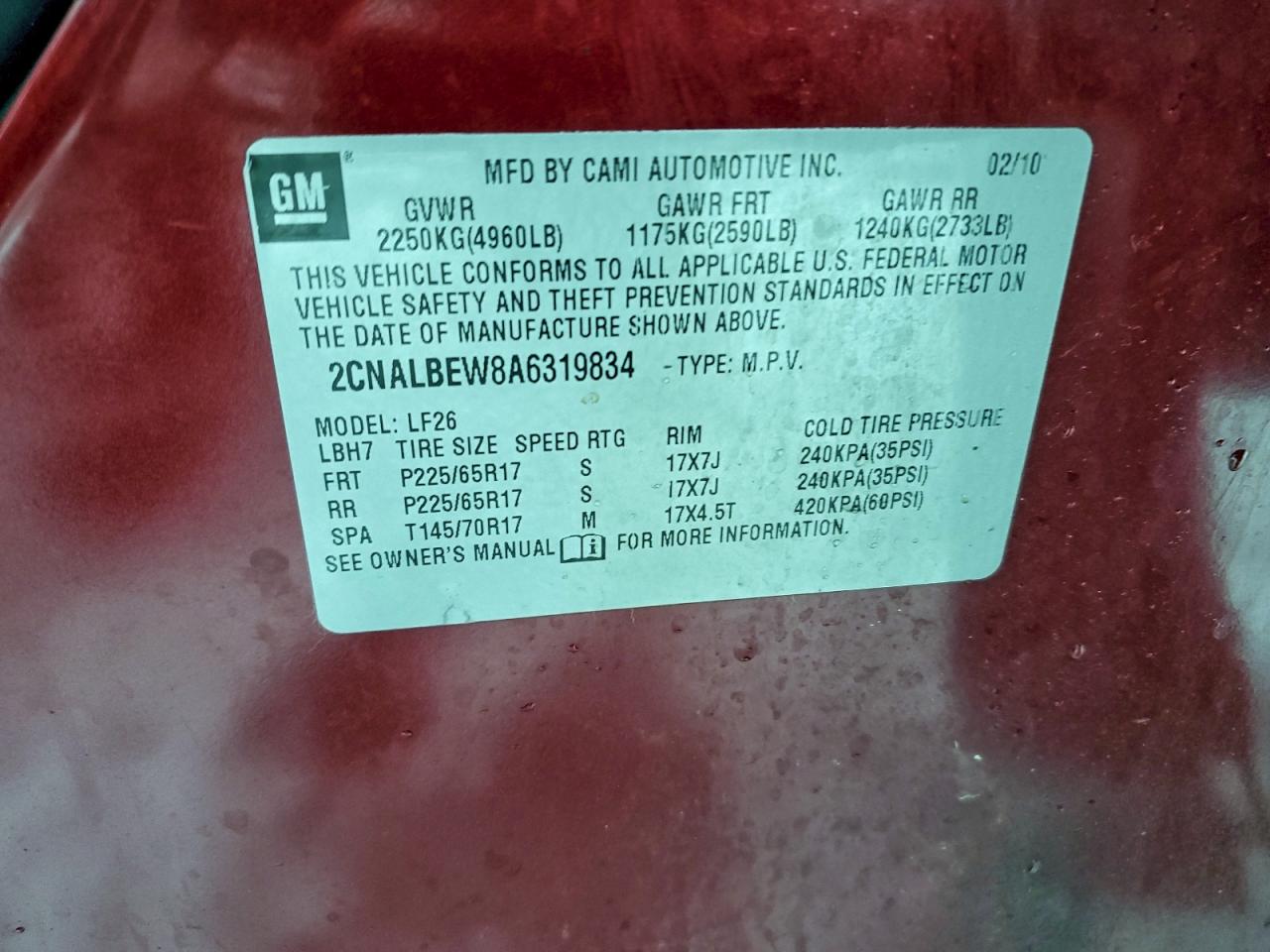 Chevrolet Equinox Ls Image 6