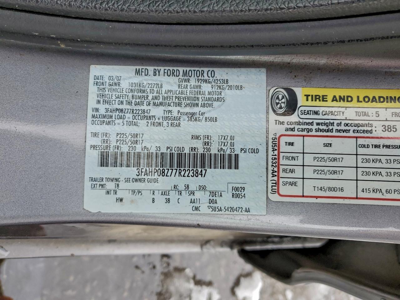 Ford Fusion Sel Image 8