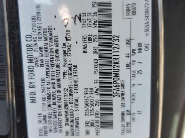 Ford Fusion Sel Image 12