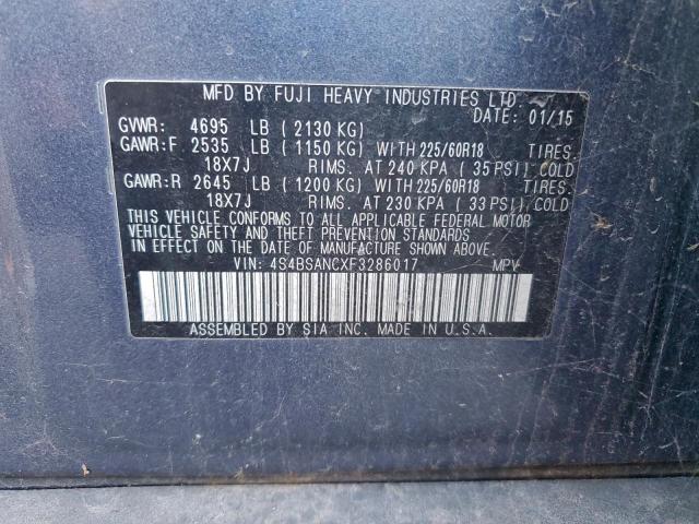 Subaru Outback 2.5i Limited Image 4