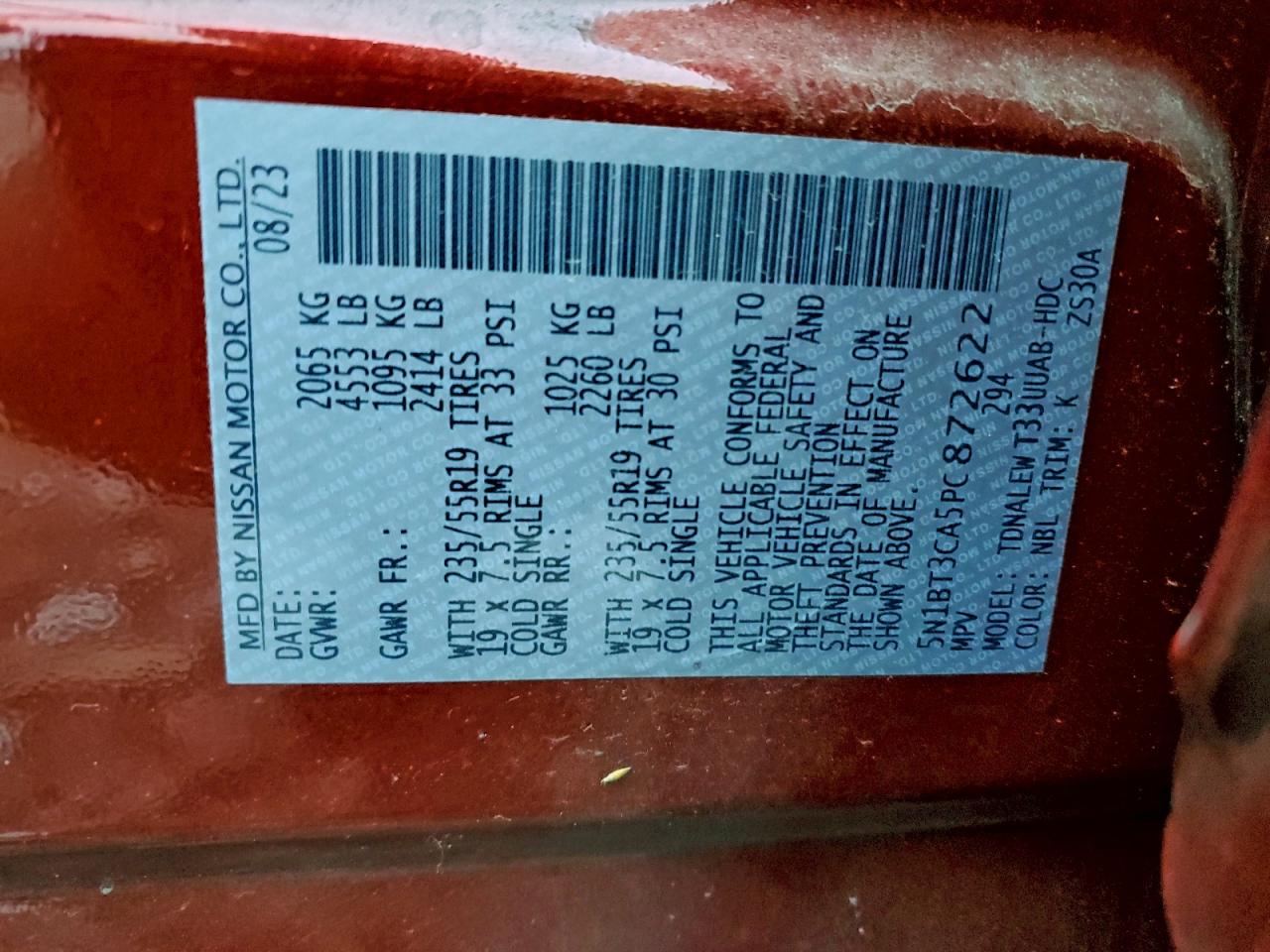 Nissan Rogue Sl Image 9