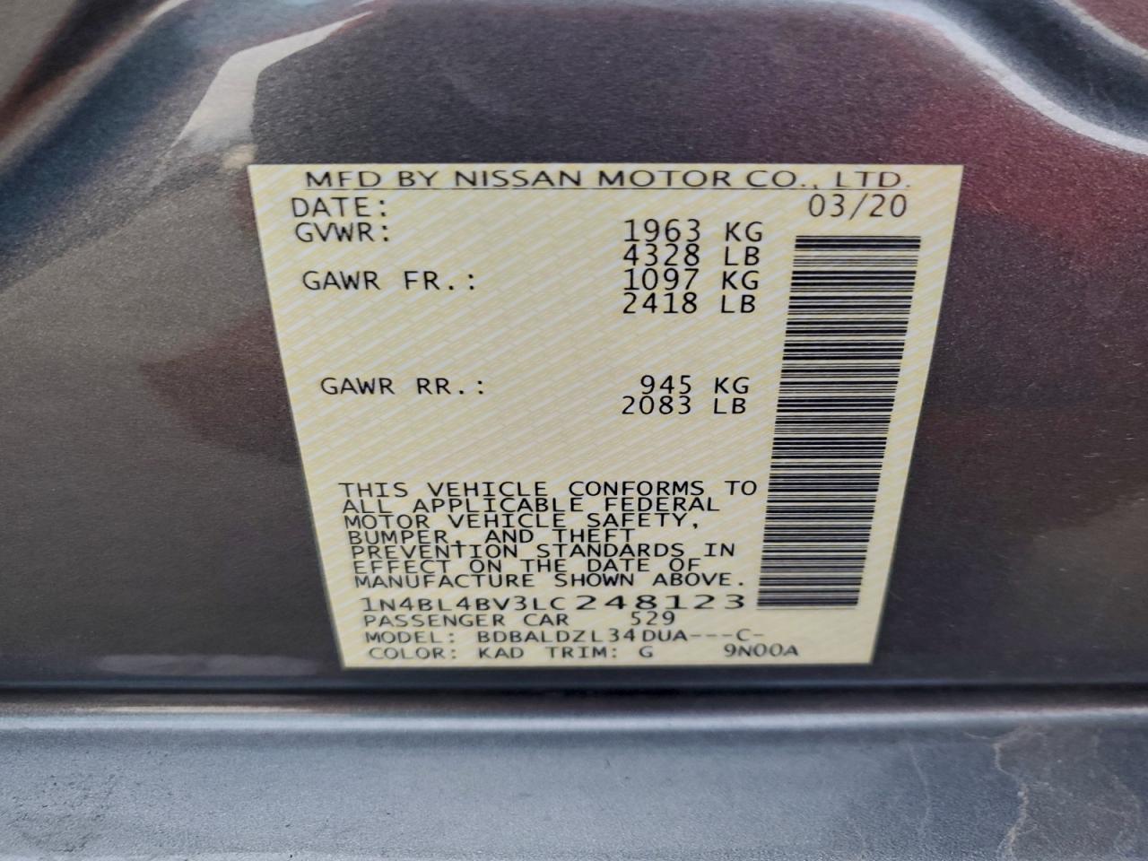 Nissan Altima S Image 6