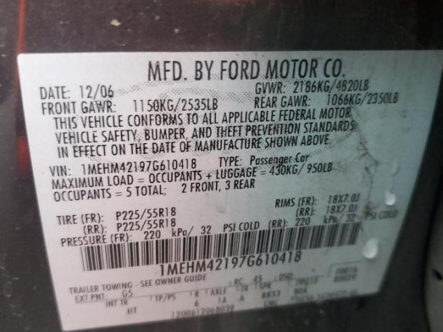 Mercury Montego Premier Image 4