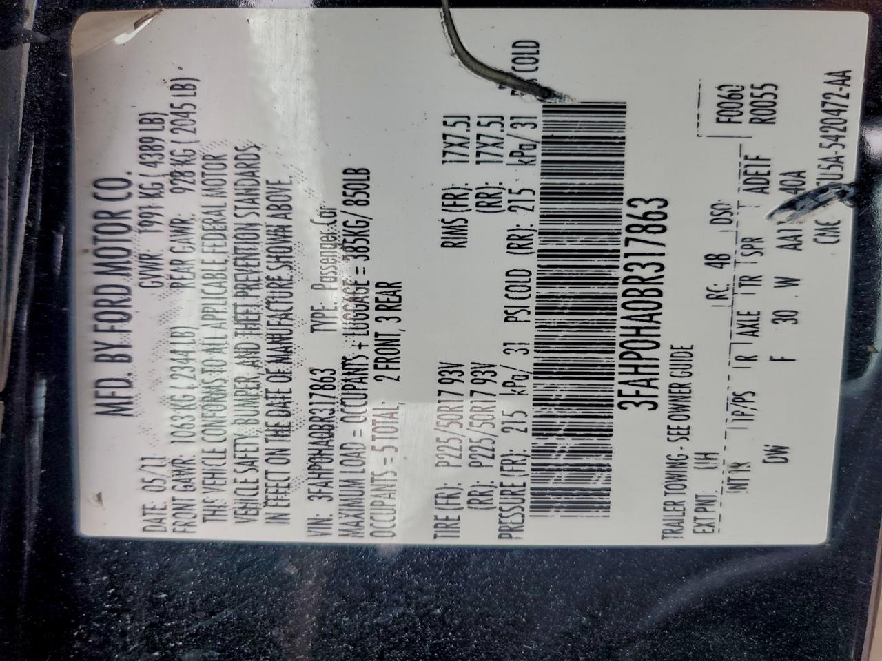 Ford Fusion Se Image 9