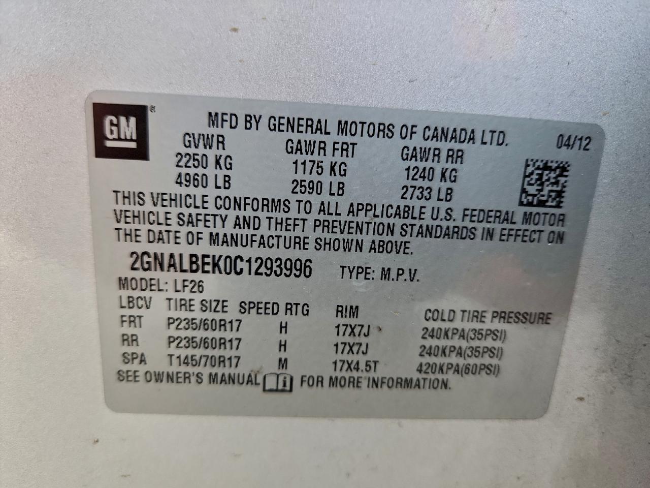 Chevrolet Equinox Ls Image 8