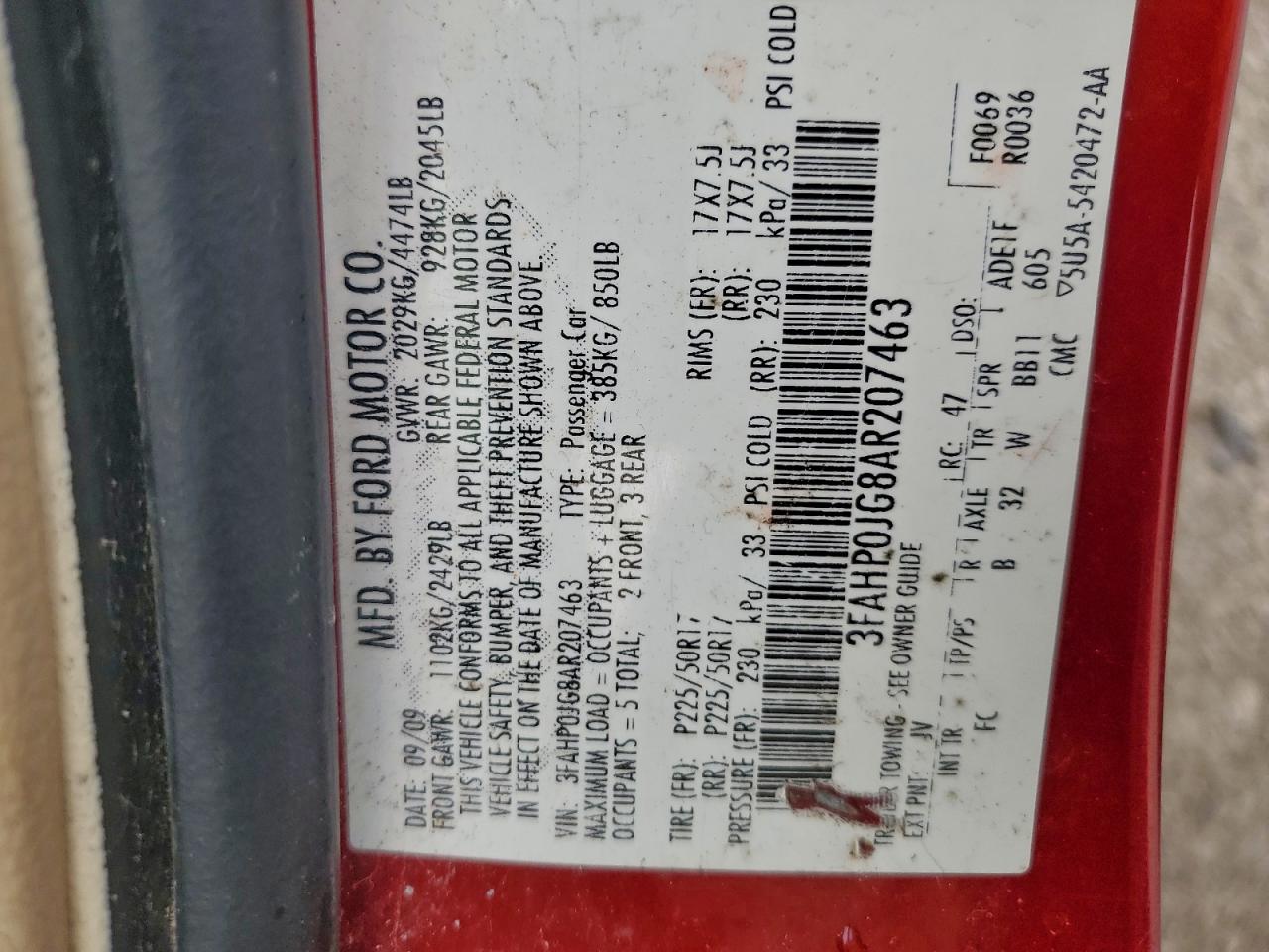 Ford Fusion Sel Image 12