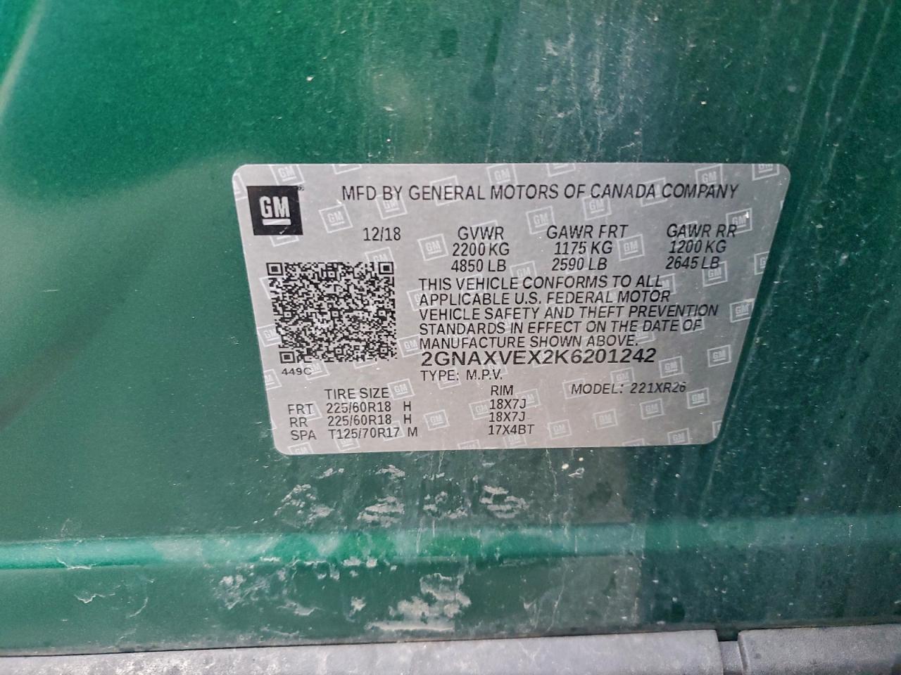 Chevrolet Equinox Lt Image 10