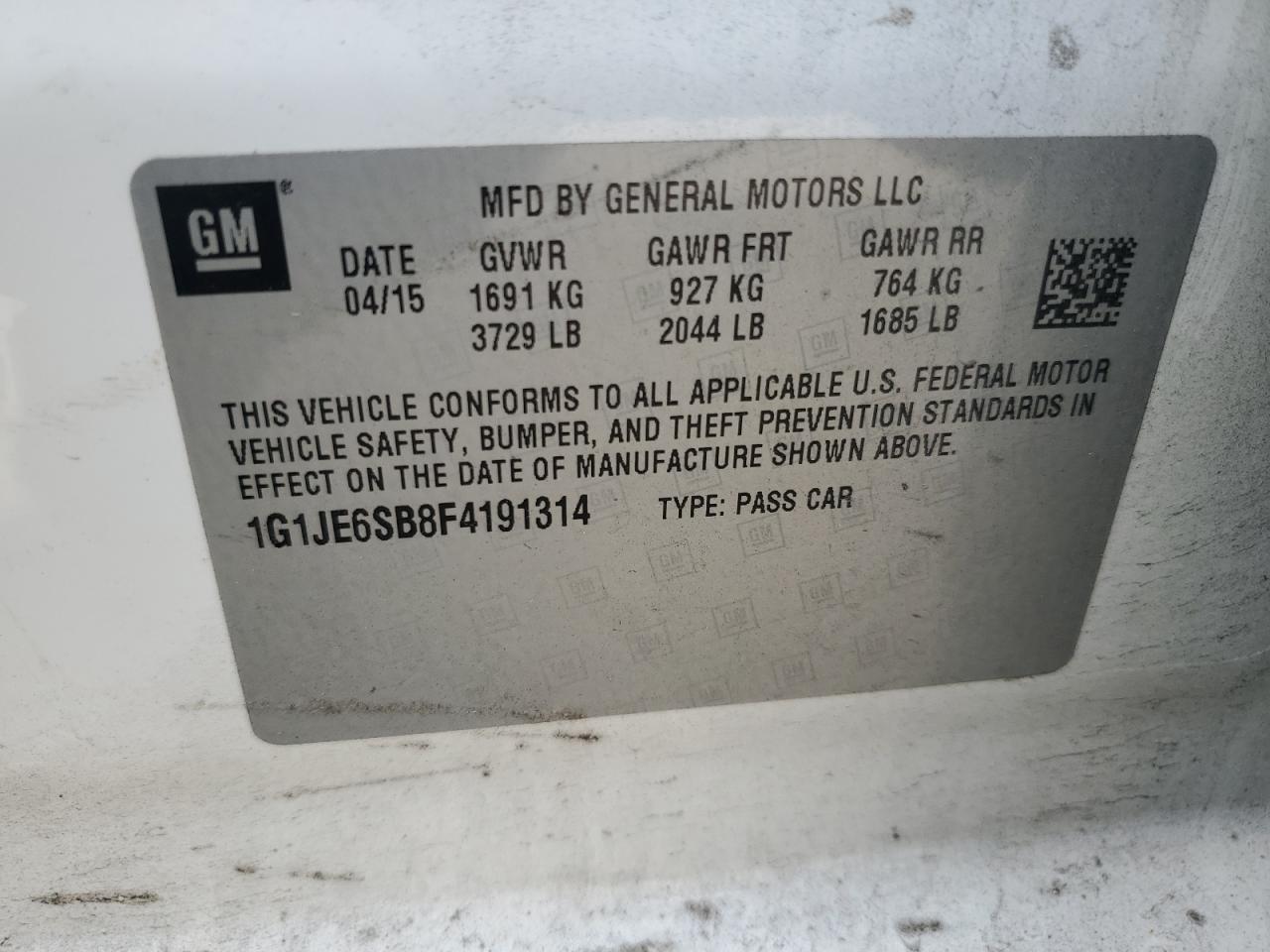 Chevrolet Sonic Ltz Image 13