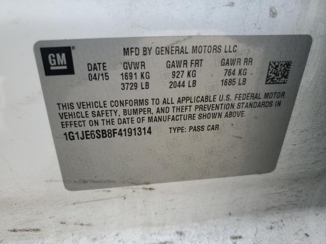 Chevrolet Sonic Ltz Image 13