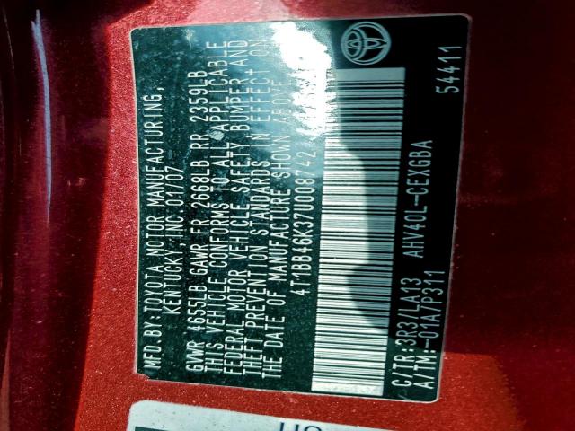 Toyota Camry Hybrid Image 10