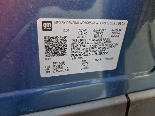 Chevrolet Equinox Lt Image 7