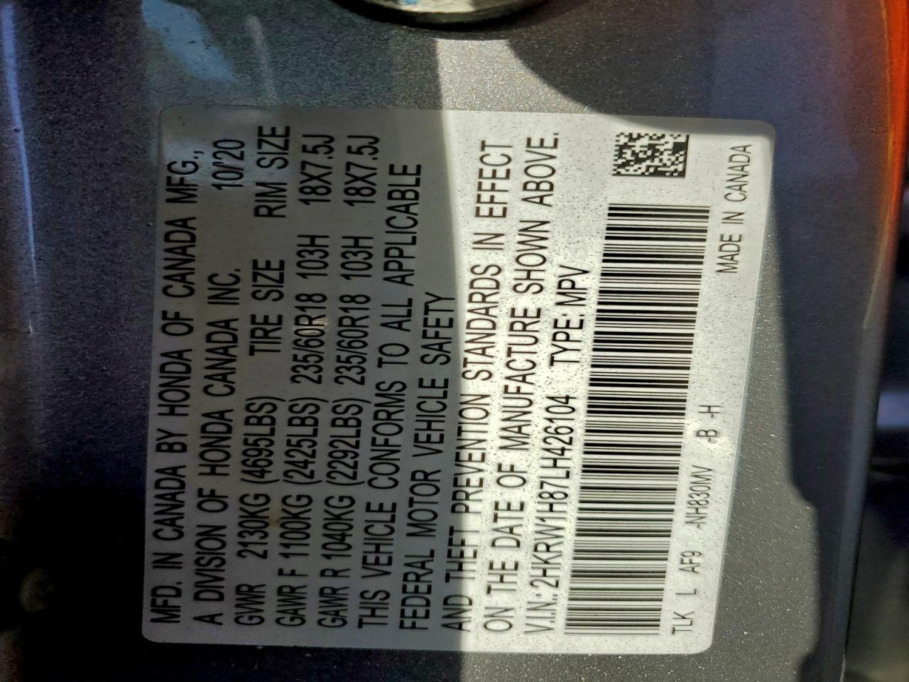 Honda Crv Exl Image 6